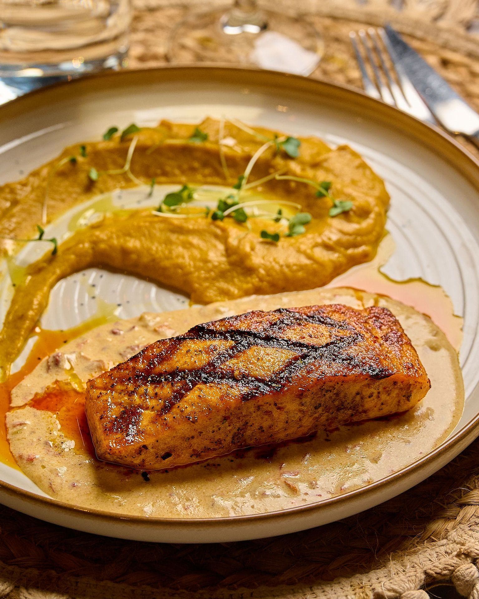 Salmón a la parrilla — Restaurant Panamá